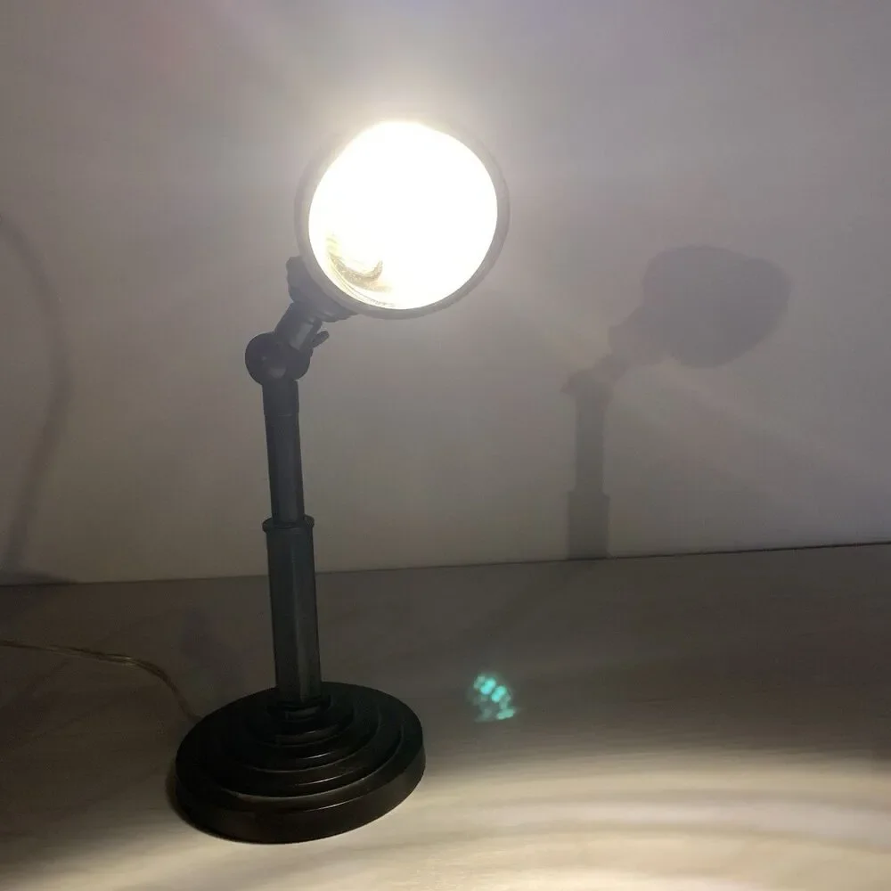 Pottery Barn Metal Adjustable Desk Task Table Black Industrial Lamp